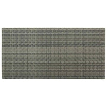 Molumvel 5 Piece Patio Bar Set with Cushions, Outdoor Poly Rattan Bar Table and 4 Stools, Garden Furniture Set, Gray