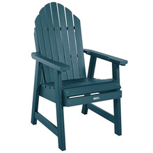 Highwood AD-KITCHDA1-NBE The Adirondack Collection Hamilton Deck Set with Folding Side Table, Nantucket Blue
