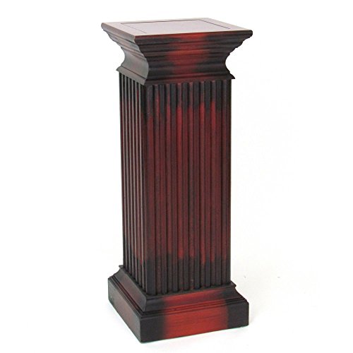 Wayborn Home Furnishing 5602 Pedestal Plant Stand, Mahogany Brown