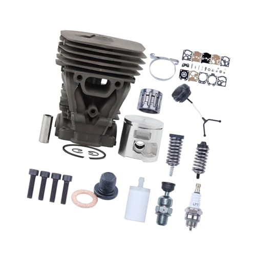 LHBMGDYL 47mm Cylinder Piston Kit Fit for 460 Chainsaw Part Cap Fuel Filter Accessories