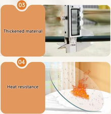 VRFTGHYJU Clear Round Tempered Glass Table Top Replacement for Patio, Office, and Dining Tables - Beveled Polished Edge,(90cm(36inch))