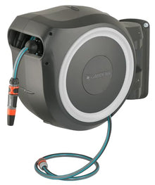 Gardena Rollup Wall Hose Box XL 35 m, Turquoise, Black, Grey, Orange, White
