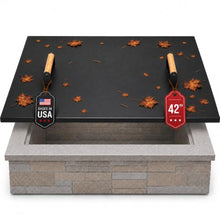 FEBTECH - 42" x 42" Fire Pit Insert Square Lid - 1.5mm Steel Cover