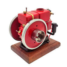 Retrol&OKMO 1/5 Scale Single-Cylinder Four-Stroke Engine with Wooden Base