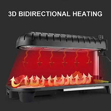AFPSDLFJDLS Smoke Less Infrared Grill, Indoor, Heating Electric Tabletop, Non Stick Easy to Clean BBQ