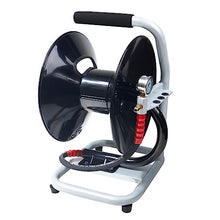 Canpump Portable Sewer Jetting Hose Reel w/Gauge + Nozzle Holders, 4000 psi