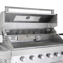 58 in. Newport Coll 6 Burner Gas Grill, Side Griddle, Stainless Steel