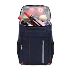 TBNLASS Double-Layer Insulation Backpack Large-Capacity Outdoor Picnic Bag Beer Bottle Opener Trolley Ice(E)