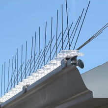 Bird B Gone Gutter Bird Spike, 3" Wide, 50-Feet, Stainless Steel, BGS