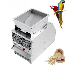 Bird Feed Blown Shell Splitter, 30~40kg/h Bird Seed Cleaning Machine with Adjustable Speed Fan, Electric Grain Blown Shell Machine for Millet, Miscellaneous Grains, Melon Seeds