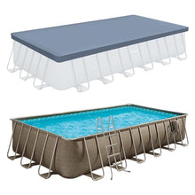 Funsicle Oasis Designer Lap 24' x 12'x 52" Above Ground Swimming Pool Set