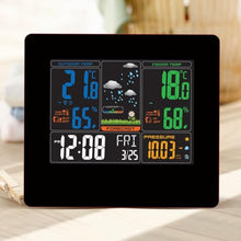 YWMLFZ Creative LCD Electronic Clock Weather Weather Forecast Projection Multifunctional Alarm