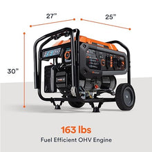 Generac 6,875 Starting Watt Portable Gas Generator, with EFI and Handle Kit