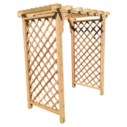 Keystone Amish Co. Manchester Cedar Arbor, 4-Foot, Unfinished