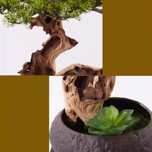 YXIANG56Q Fake Plants Chinese Zen Simulation Tree Entrance Desk Soft Decorations Greenery Bonsai Tea Table Ornaments Bonsai Tree, yuqing2022