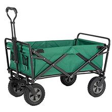 Outdoor Folding Utility Wagon 4 Wheeled Folding Camping Cart, Utility Garden Trolley, Portable Outdoor Handcart with Brake, for Beach Picnic, Load-Bearing 100KG / 220lbs (Style 6)