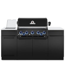 Broil King 876847 Baron 590i Shadow 5-Burner Built-In Island Natural Gas Grill with Side Burner and Rear Rotisserie Burner