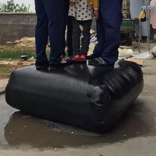50 200 400 500 Gal Water Tank for Emergency Water, Large Capacity Water Storage Bags for Camping/ Folding Water Storage Bladder for Rv/Outdoor/Garden Irrigation/Farm, Black ( Color : B , Size : 1.8x1.