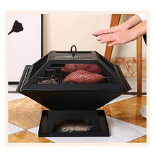 CAOJLjiaxiang-2012 Patio BBQ Table Household Barbecue Table Courtyard Heating Stove Outdoor Charcoal Indoor Basin Grill Rack Camping Furniture