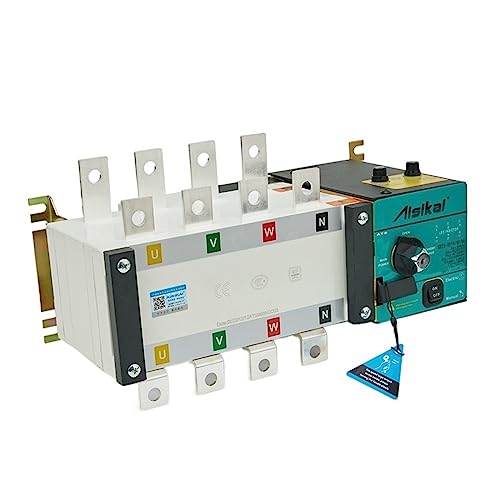 WCRNNKOGU ATS Dual Power Automatic Transfer Switch Universeller elektrischer Leistungsschalter for Dieselgeneratoren Teil 4P 250A