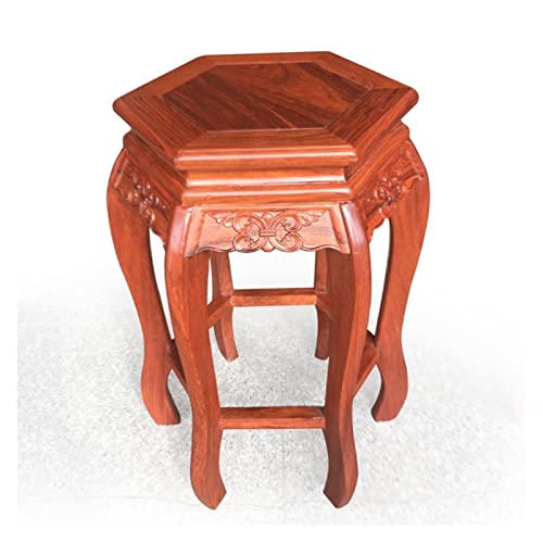YYBOES Plant Pedestal Stand Plant Bonsai Wooden Vase Base Plant Display Stand Plant Stand Flower Pot Holder Shelf Indoor Suitable for Desktop Ornaments Pedestal Stands for Display