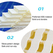 DHXIAMZ Plastic Swimming Pool Overflow Drain Grill - Efficient Water Draina Channel Grate Cover for Pools, Hot Tubs, and Spas - Heavy-Du, Weather-Resistant Design