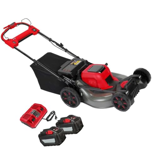 JINYUMT Mower Kit, for Milwaukee 2823-22HD M18 21"" Self-Propelled Dual Battery Mower Kit(Size:64 x 22 x 42 in), red,black