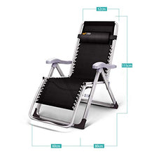 Sun Lounger, Zero Gravity Chair, Beach Chair, Lounge Chair Deck Chair, Folding Recliner Chair, Super Wide 65 CM, Beach Patio Garden C (4)