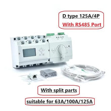 Generator ATS Automatic Transfer Switch, Dual Power Changeover Switch