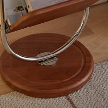 NRFJFOP Retro Solid Wood Edge A Few Nostalgic Bedding Small Table Family Balcony Leisure Tea