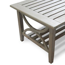 Cambridge Casual Chester Superior Indonesian Teak Patio Coffee Table, Weathered Teak