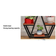 Tiered Indoor Outdoor Plant Stand, Plant Rack Shelf Holder, Patio or Garage Storage Rack, Shoe Organizer, Black Metal Frame (Color : White-Patch Five-Pointed star4) (White Patch Five)