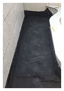 CHAOMIN Heavy-Duty 5oz Non-Woven Geotextile Fabric for Driveway Underlayment - Premium Weed Barrier Landscape Fabric(Black,2mx95m/6.5ftx311.7ft)