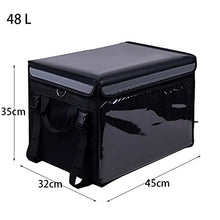 TEDILUVI 48L Extra Large Thermal Food Bag Cooler Square Refrigerator Box Fresh Delivery Backpack Insulated Cool for Meal