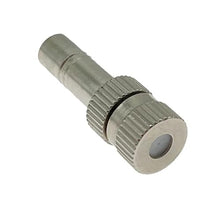 Low Pressure misting Water Mist Nozzle Spray Nozzles Fog Sprayer Stainless Steel Garden Slip lock Quick Connectors (D 10Pcs)