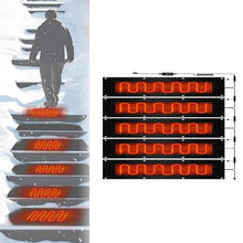 Treayes Snow Melting Mats for Outdoor Driveways and Stairs - Anti-Slip Rubber Mats for Winter Ice and Snow Removal(40x200cmx5Pcs)