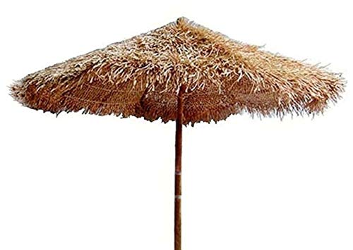 Thaisan7 Umbrella Stand for Bamboo/Thatch Tiki Umbrella Pole 2" Diameter x 104" H (Bottom-Top Approx.) for Home House Farm Shop Bar Garden Party Decore Improvement 7 Feet Diameter