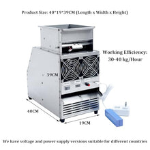 Jidanmian Household Grain Cleaning Winnower, Grain Thrower Wind Sheller Bird Food Blowing Screening Machine, Birds Feed Shell Blowe, Millet Bird Feed Melon Seeds Blown Shell Splitter
