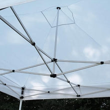King Canopy Tuff Tent 10-Feet by 15-Feet Instant Pop up Canopy, 1-Inch White Aluminum Frame, Guy Ropes and Stakes, White Cover