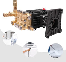 High-Pressure Booster Pump with Brass Head,13 1000w,4000psi 4gpm,for Wall,Fence,Sidewalk,Vehicle,and Pipe Cleaning