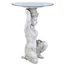 Design Toscano Thai Teppanom Beautiful Being Glass -Topped Asian Decor Table