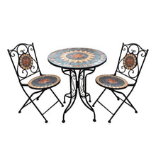 exproyzk Round Table and Chairs, Outdoor Small Coffee Table