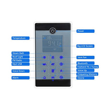 Sauna Steam Generator 2.8KW Wall Mounted Style Shower Cabinet Cabin Steam Bath Sauna Generator for Home Spa Bath Sauna Accessories