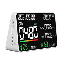 TEOYETTSF Carbon Dioxide Meter Multi-Function Monitor Intelligent CO2 Air Quality Detector Analysis Instrument
