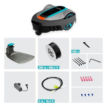 GARDENA 15010-20 SILENO Life - Automatic Robotic Lawn Mower, with Bluetooth app and Boundary Wire, The quietest in its Class, for lawns up to 16,200 Sq Ft, Made in Europe, Grey