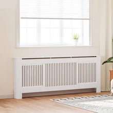 Engineered Wood Radiator Cover 2 Pack White 80.71 x 8.07 x 32.09 in