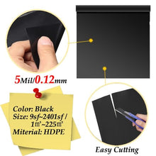 JEDAL Black Pond Liner, 13x20ft 13x20ft 13x20ft 13x20ft 13x20ft, PVC Fish Pond Liners Underlayment for Fish Ponds, Water Features, Garden Water Fountains, Waterfalls(Size:46x46ft)