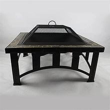 Outdoor Fire Brazier Camping Desktop BBQ Grill Outdoor Courtyard Charcoal Barbecue Table Household Easily Fire Pit Easy to Use