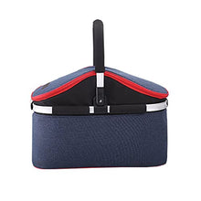 ASWRTYJO Outdoor Camping with Cover Portable Basket Insulation Bag Travel Folding Picnic