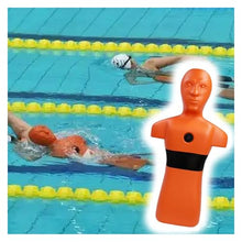MZZKFC Pool Rescue Dummy Adjustable Weight, Water Rescue Training Dummy Rapid Water Injection and Drainage, Water Life-Saving Training Model Simulating Drowning(Orange,2 pcs)